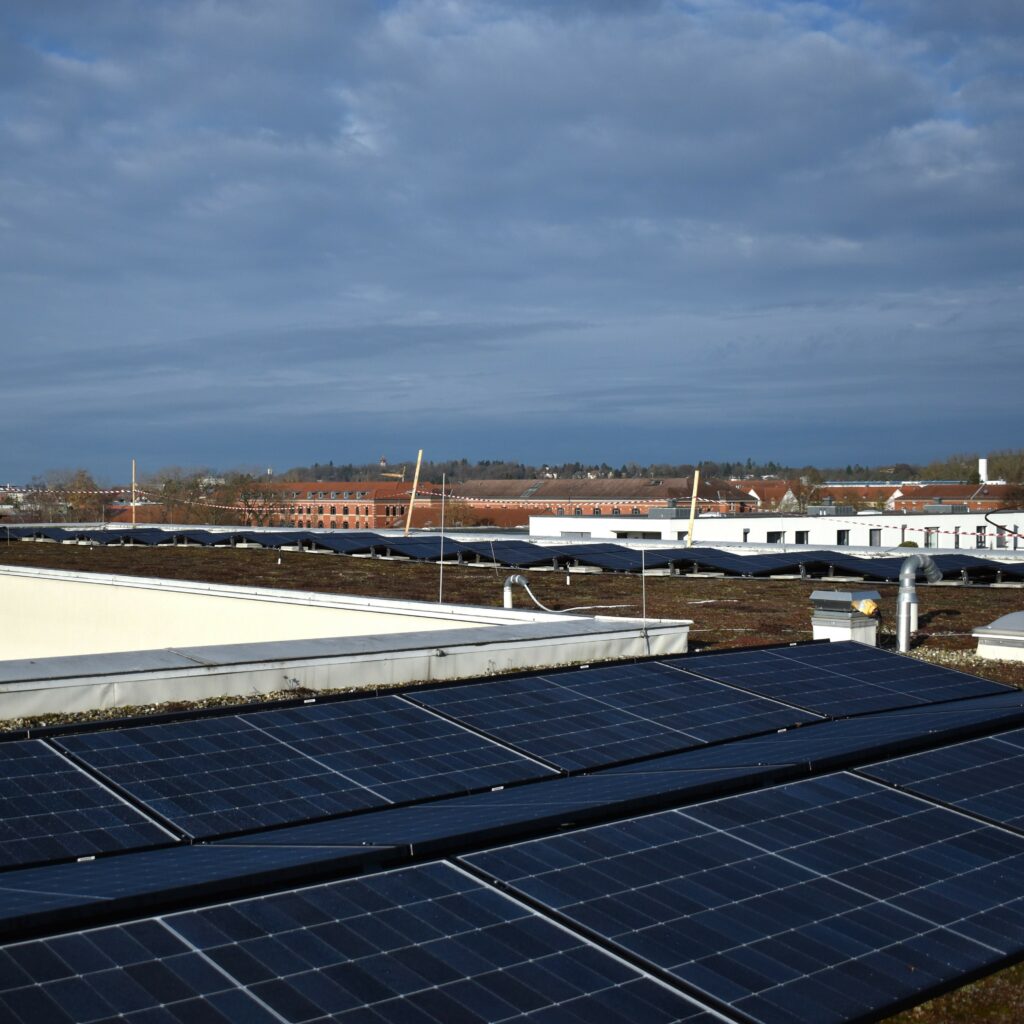 Solarpanels auf dem Dach